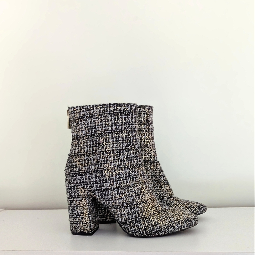 Sparkly Woven Jessica Simpson Boots - Picture 2 of 9
